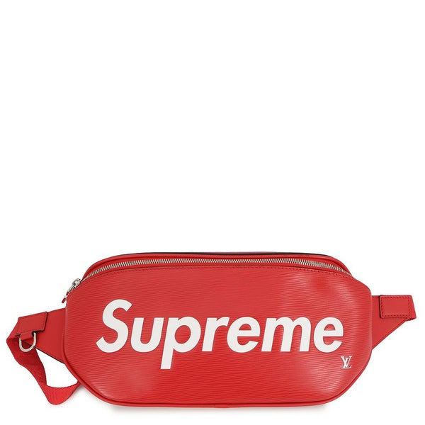 ルイヴィトン ウエストバッグ エピ バムバッグ シュプリーム コラボ M53418 LOUIS VUITTON ヴィトン Supreme メンズ