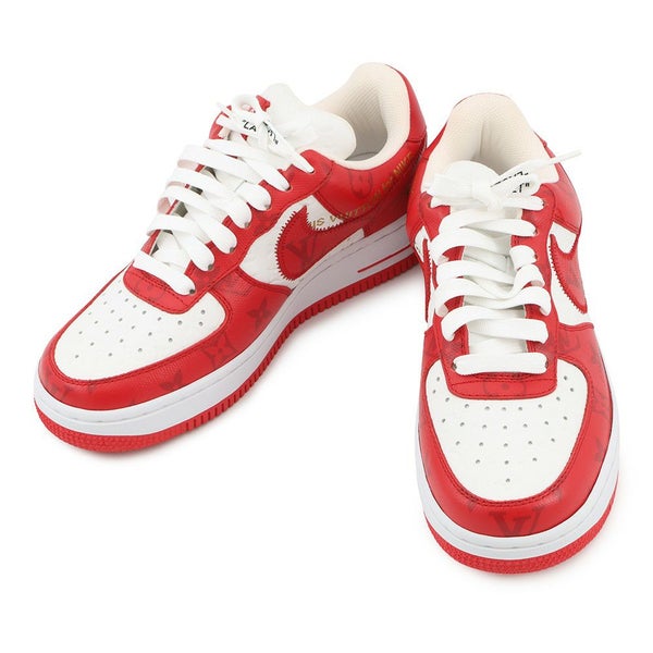 ルイヴィトン スニーカー ナイキコラボ エアフォース1 レディースサイズ4 1/2 1A9VA7 LOUIS VUITTON 靴 白