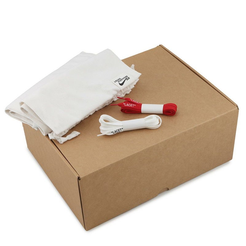 ルイヴィトン スニーカー ナイキコラボ エアフォース1 レディースサイズ4 1/2 1A9VA7 LOUIS VUITTON 靴 白