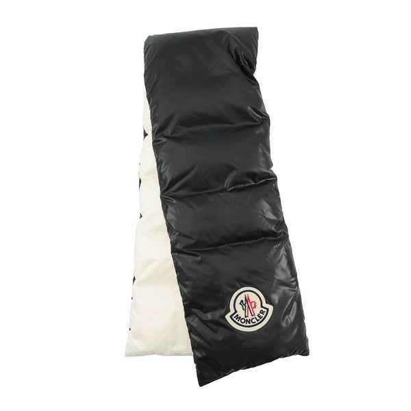 モンクレール マフラー SCIARPA ナイロン E20930000900 MONCLER 黒 白