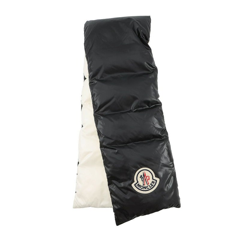 モンクレール マフラー SCIARPA ナイロン E20930000900 MONCLER 黒 白