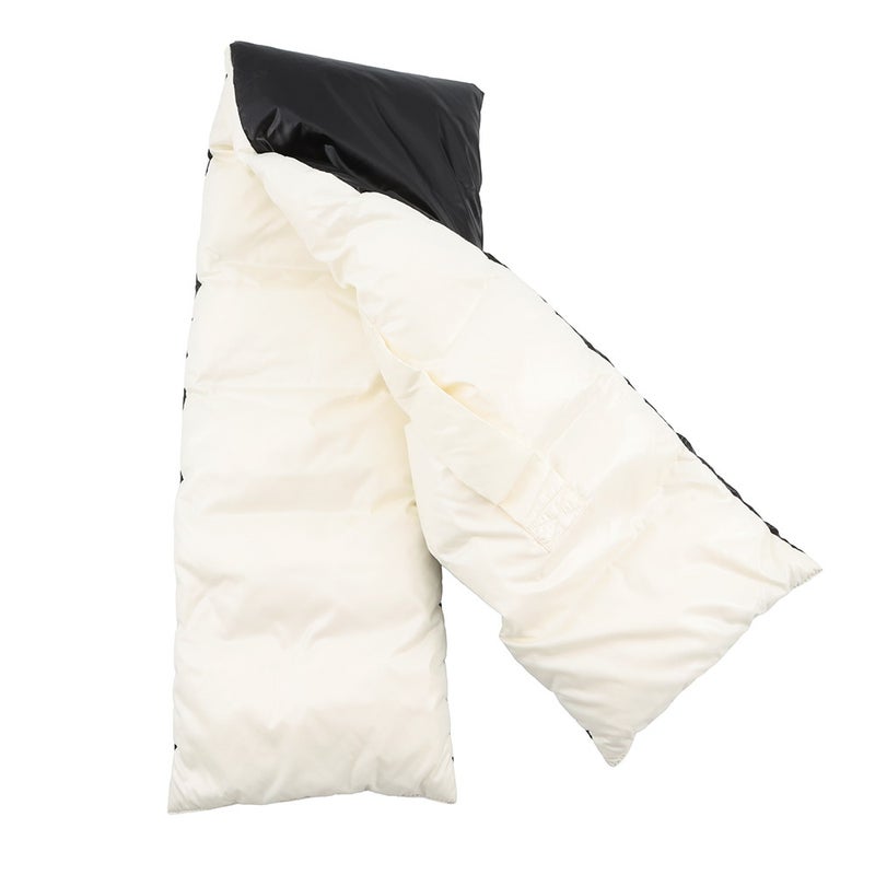 モンクレール マフラー SCIARPA ナイロン E20930000900 MONCLER 黒 白
