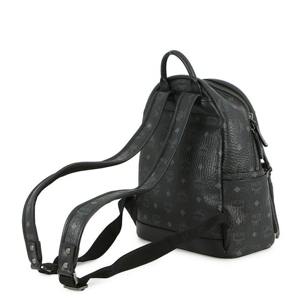 エムシーエム リュックサック オーロラデザイン レザー MMK75VE45BK001 MCM バッグパック バッグ 黒