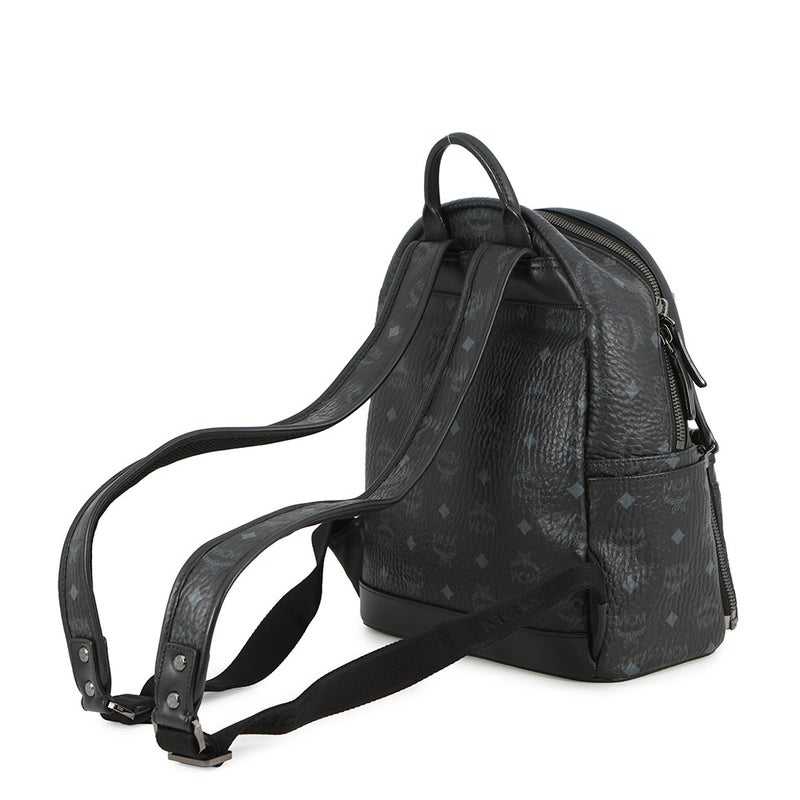 エムシーエム リュックサック オーロラデザイン レザー MMK75VE45BK001 MCM バッグパック バッグ 黒