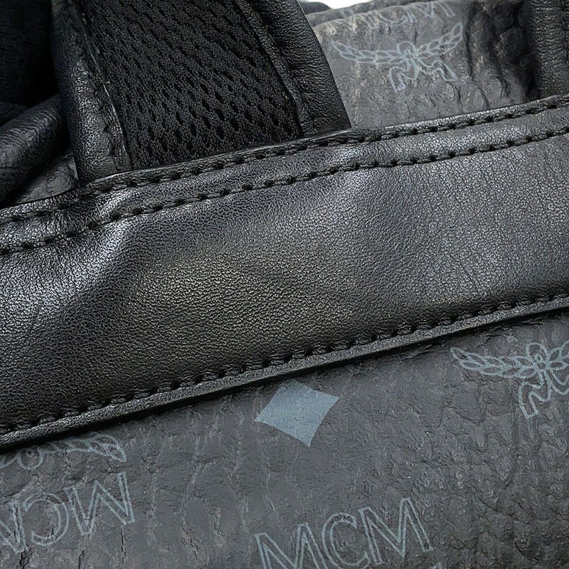 エムシーエム リュックサック オーロラデザイン レザー MMK75VE45BK001 MCM バッグパック バッグ 黒