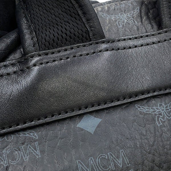 エムシーエム リュックサック オーロラデザイン レザー MMK75VE45BK001 MCM バッグパック バッグ 黒