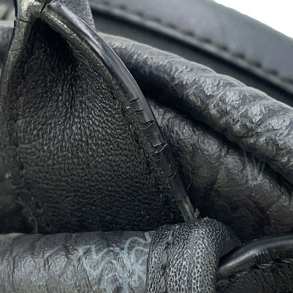 エムシーエム リュックサック オーロラデザイン レザー MMK75VE45BK001 MCM バッグパック バッグ 黒