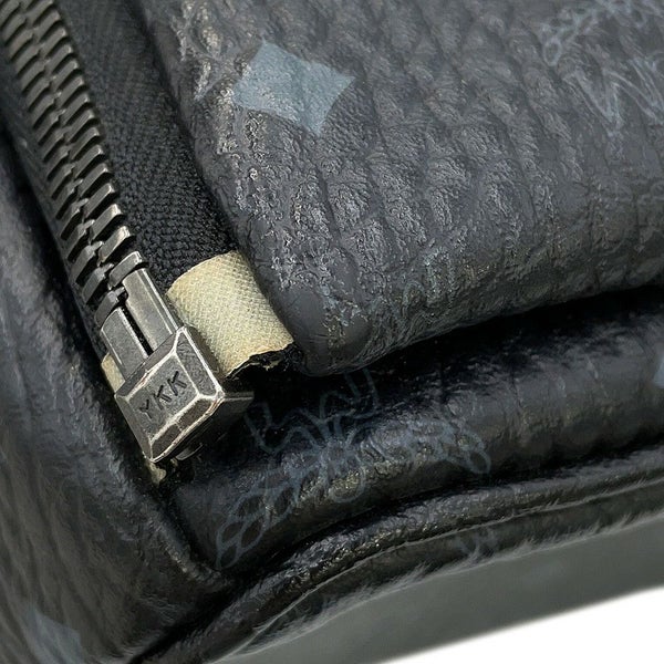 エムシーエム リュックサック オーロラデザイン レザー MMK75VE45BK001 MCM バッグパック バッグ 黒