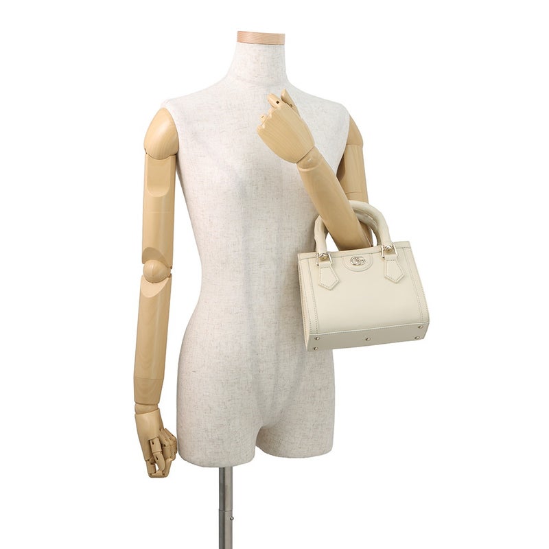 グッチ ハンドバッグ バンブー ダイアナ ミニ レザー 828356 GUCCI 2way