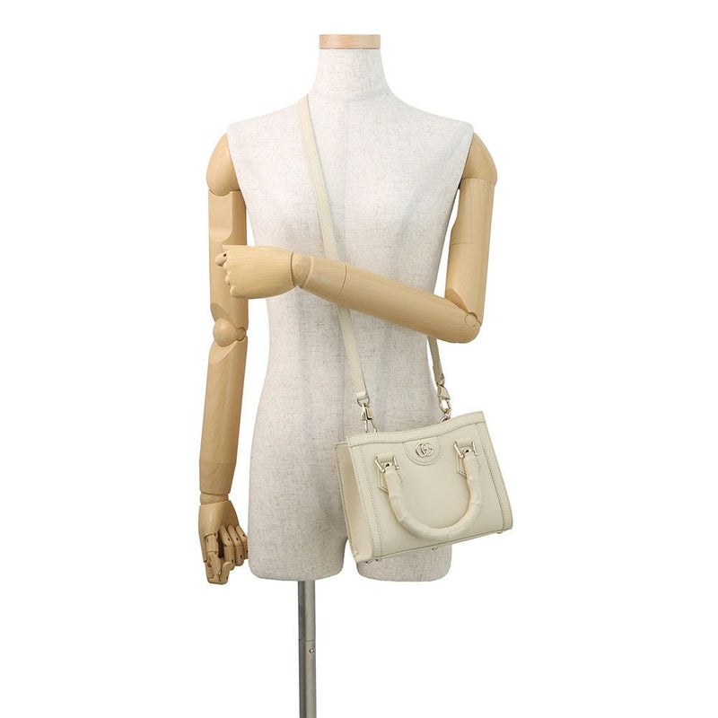 グッチ ハンドバッグ バンブー ダイアナ ミニ レザー 828356 GUCCI 2way