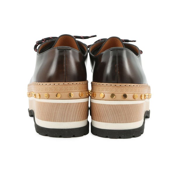 ルイヴィトン ローファー ウッドカットライン・ダービーシューズ レザー ウッド メンズサイズ7 LOUIS VUITTON 靴