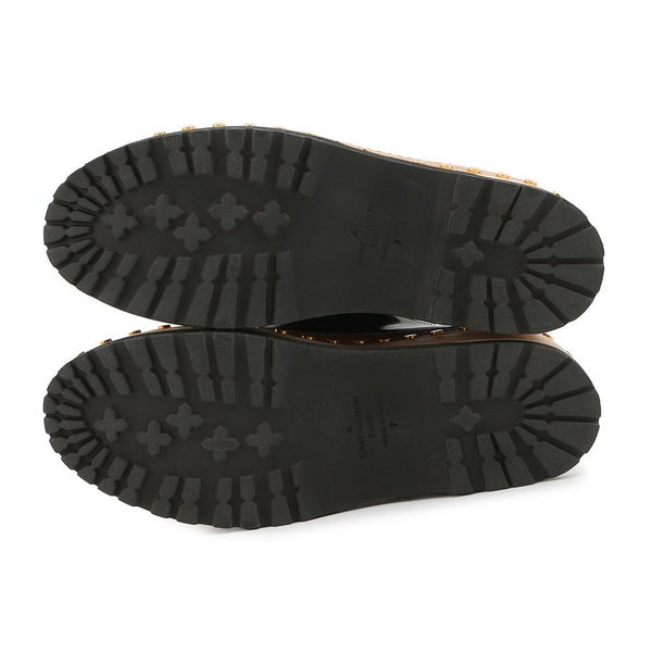 ルイヴィトン ローファー ウッドカットライン・ダービーシューズ レザー ウッド メンズサイズ7 LOUIS VUITTON 靴