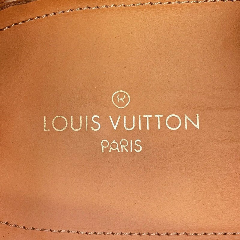 ルイヴィトン ローファー ウッドカットライン・ダービーシューズ レザー ウッド メンズサイズ7 LOUIS VUITTON 靴