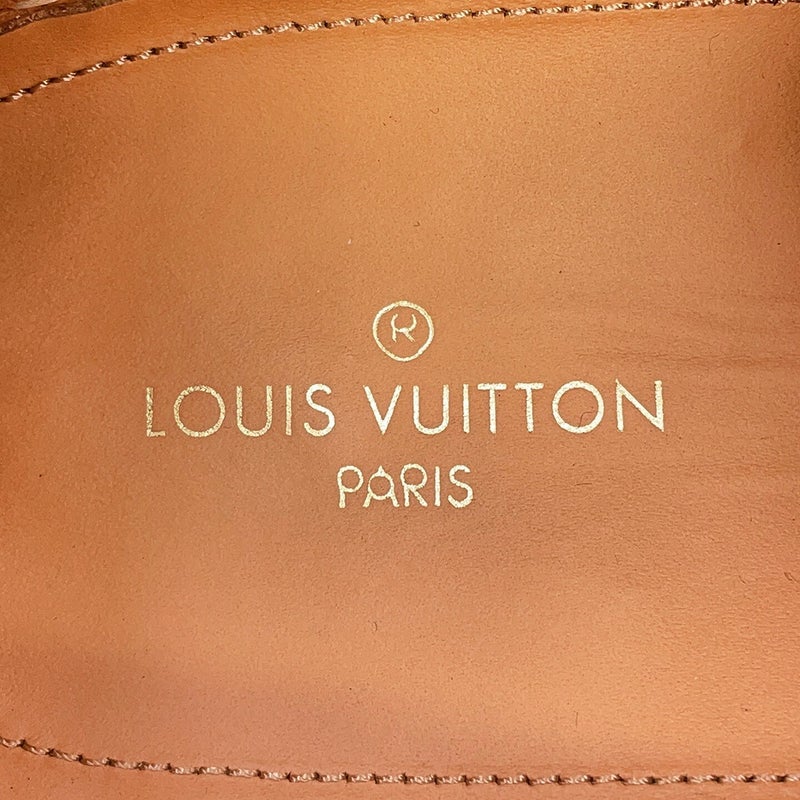 ルイヴィトン ローファー ウッドカットライン・ダービーシューズ レザー ウッド メンズサイズ7 LOUIS VUITTON 靴