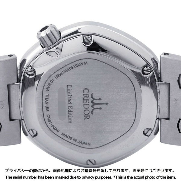 セイコー クレドール ロコモティブ オートマチック GCCR999 SEIKO 腕時計 300本限定 グレー文字盤