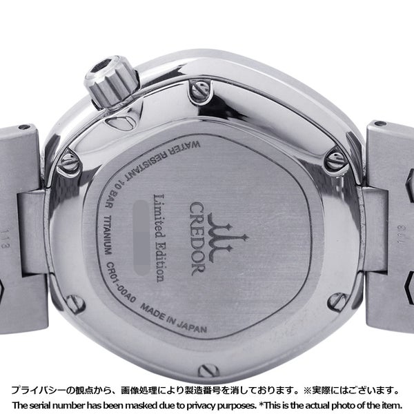 セイコー クレドール ロコモティブ オートマチック GCCR999 SEIKO 腕時計 300本限定 グレー文字盤