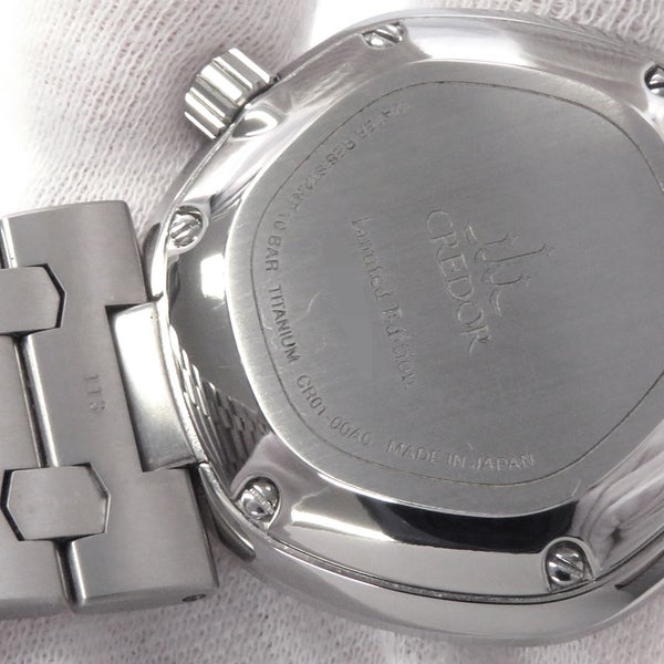 セイコー クレドール ロコモティブ オートマチック GCCR999 SEIKO 腕時計 300本限定 グレー文字盤