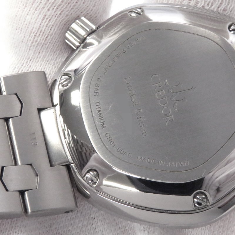 セイコー クレドール ロコモティブ オートマチック GCCR999 SEIKO 腕時計 300本限定 グレー文字盤