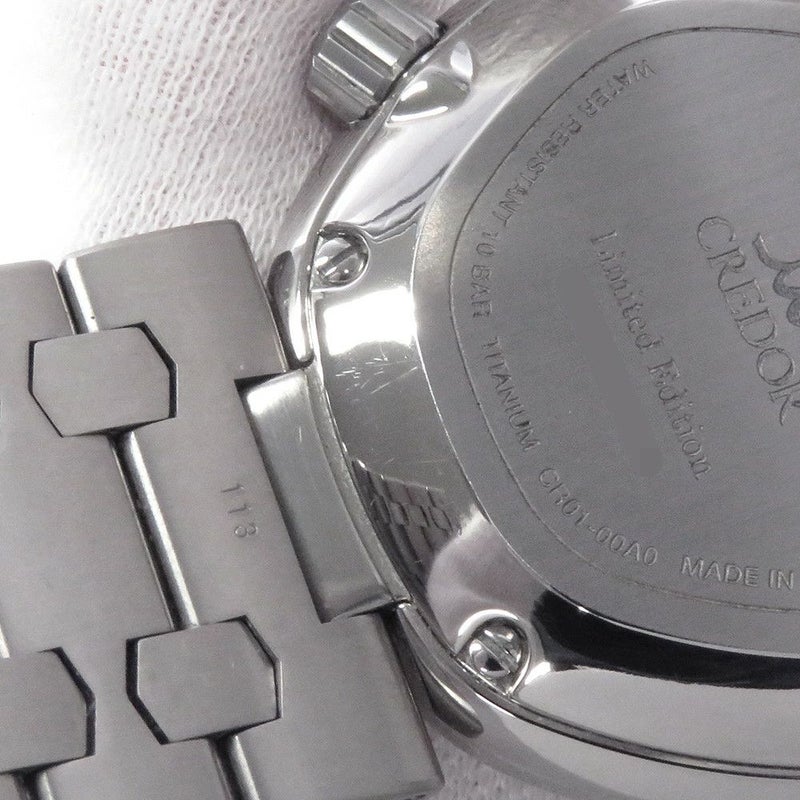 セイコー クレドール ロコモティブ オートマチック GCCR999 SEIKO 腕時計 300本限定 グレー文字盤