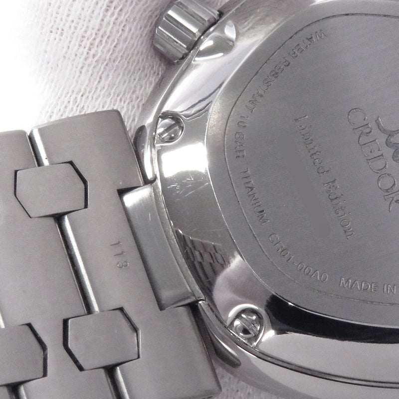 セイコー クレドール ロコモティブ オートマチック GCCR999 SEIKO 腕時計 300本限定 グレー文字盤