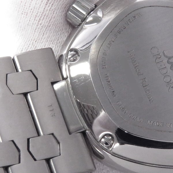 セイコー クレドール ロコモティブ オートマチック GCCR999 SEIKO 腕時計 300本限定 グレー文字盤