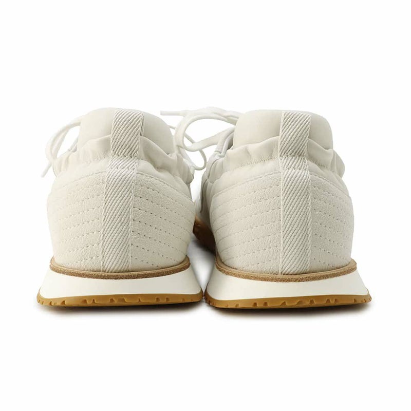 エルメス スニーカー ジェット レザー スエード メンズサイズ42 HERMES 靴 白