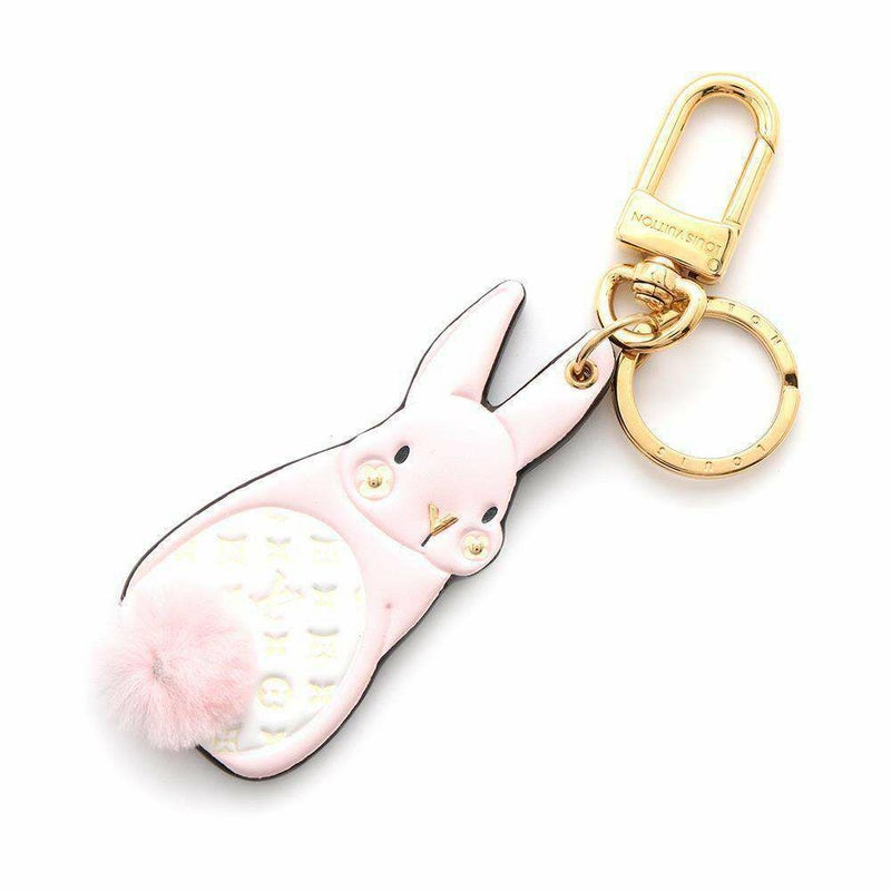 ルイヴィトン キーホルダー LV バニー モノグラム ミンクファー M01560 LOUIS VUITTON ウサギ