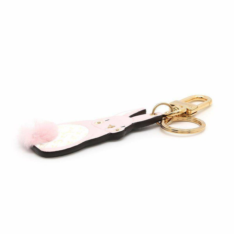 ルイヴィトン キーホルダー LV バニー モノグラム ミンクファー M01560 LOUIS VUITTON ウサギ