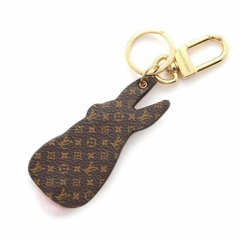 ルイヴィトン キーホルダー LV バニー モノグラム ミンクファー M01560 LOUIS VUITTON ウサギ