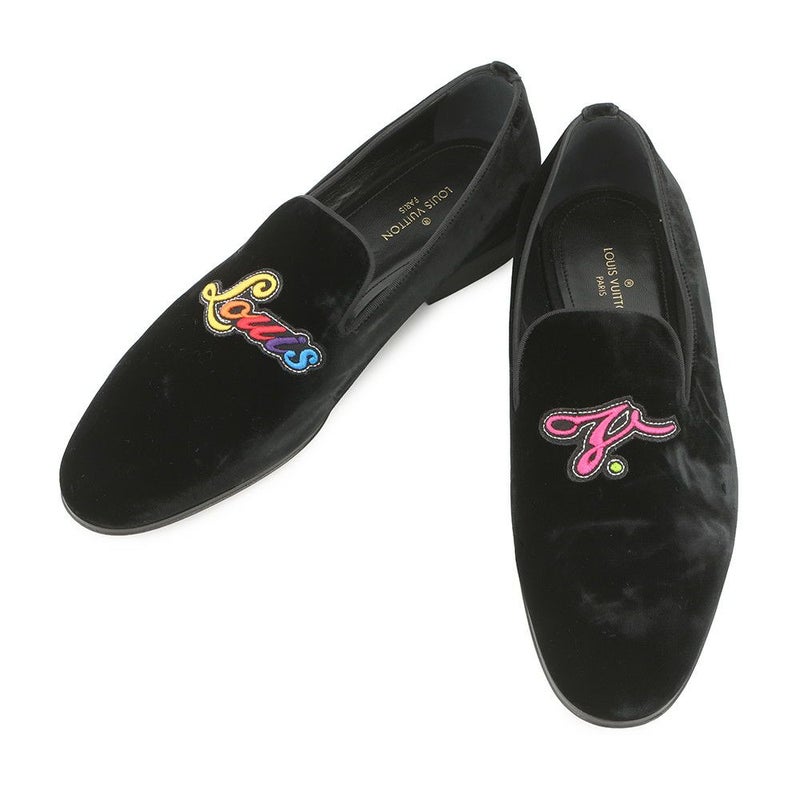 ルイヴィトン ローファー オートゥイユ・ローファー メンズサイズ5 1/2 LOUIS VUITTON 靴 黒 ブラック