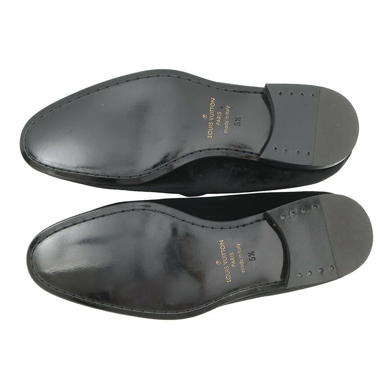 ルイヴィトン ローファー オートゥイユ・ローファー メンズサイズ5 1/2 LOUIS VUITTON 靴 黒 ブラック