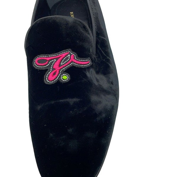 ルイヴィトン ローファー オートゥイユ・ローファー メンズサイズ5 1/2 LOUIS VUITTON 靴 黒 ブラック