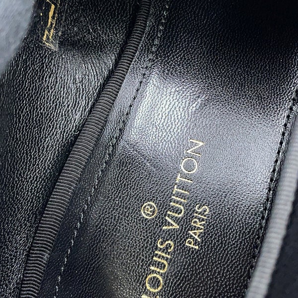 ルイヴィトン ローファー オートゥイユ・ローファー メンズサイズ5 1/2 LOUIS VUITTON 靴 黒 ブラック