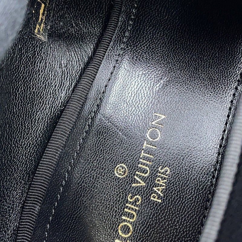 ルイヴィトン ローファー オートゥイユ・ローファー メンズサイズ5 1/2 LOUIS VUITTON 靴 黒 ブラック