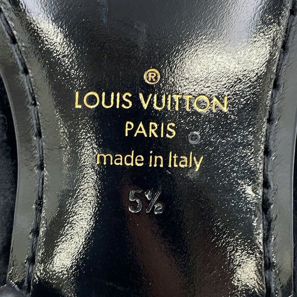 ルイヴィトン ローファー オートゥイユ・ローファー メンズサイズ5 1/2 LOUIS VUITTON 靴 黒 ブラック