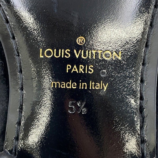 ルイヴィトン ローファー オートゥイユ・ローファー メンズサイズ5 1/2 LOUIS VUITTON 靴 黒 ブラック