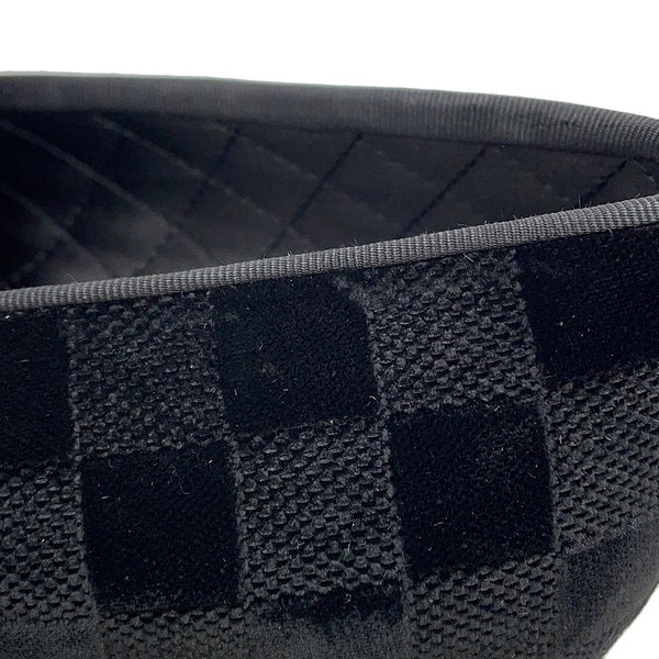 ルイヴィトン ローファー オートゥイユライン・ダミエ 刺繍ロゴ メンズサイズ8L LOUIS VUITTON 靴 黒 ブラック セール品