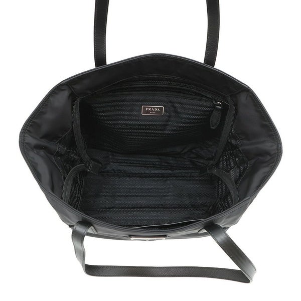 プラダ トートバッグ テスート トライアングルロゴ ナイロン 1BG052 PRADA 黒