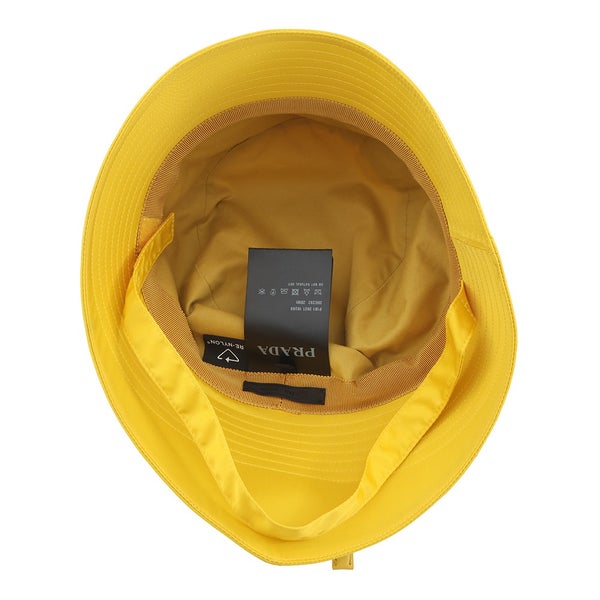 プラダ ハット Re-Nylon トライアングルロゴ ミニポーチ付 バケットハット サイズL 2HC282 PRADA 帽子