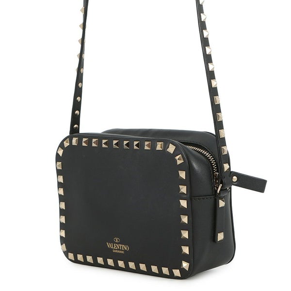 ヴァレンティノ・ガラヴァーニ ショルダーバッグ ロックスタッズ レザー 3W2B0809VSF VALENTINO 黒
