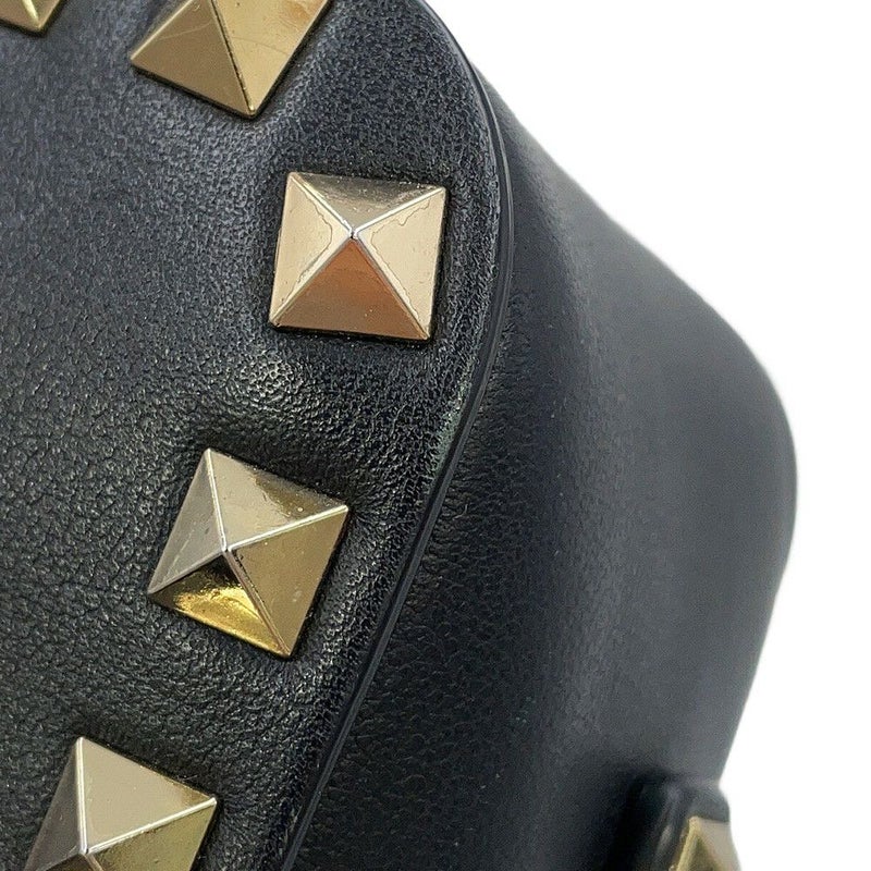 ヴァレンティノ・ガラヴァーニ ショルダーバッグ ロックスタッズ レザー 3W2B0809VSF VALENTINO 黒
