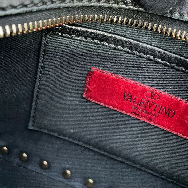 ヴァレンティノ・ガラヴァーニ ショルダーバッグ ロックスタッズ レザー 3W2B0809VSF VALENTINO 黒
