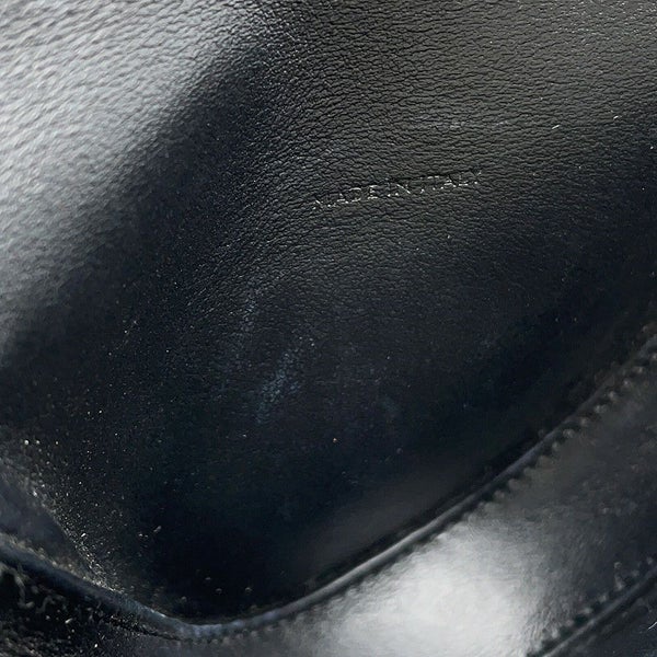 セリーヌ ショルダーバッグ ミニ トライアングル ロゴ レザー 10I193DMO CELINE ポシェット 黒