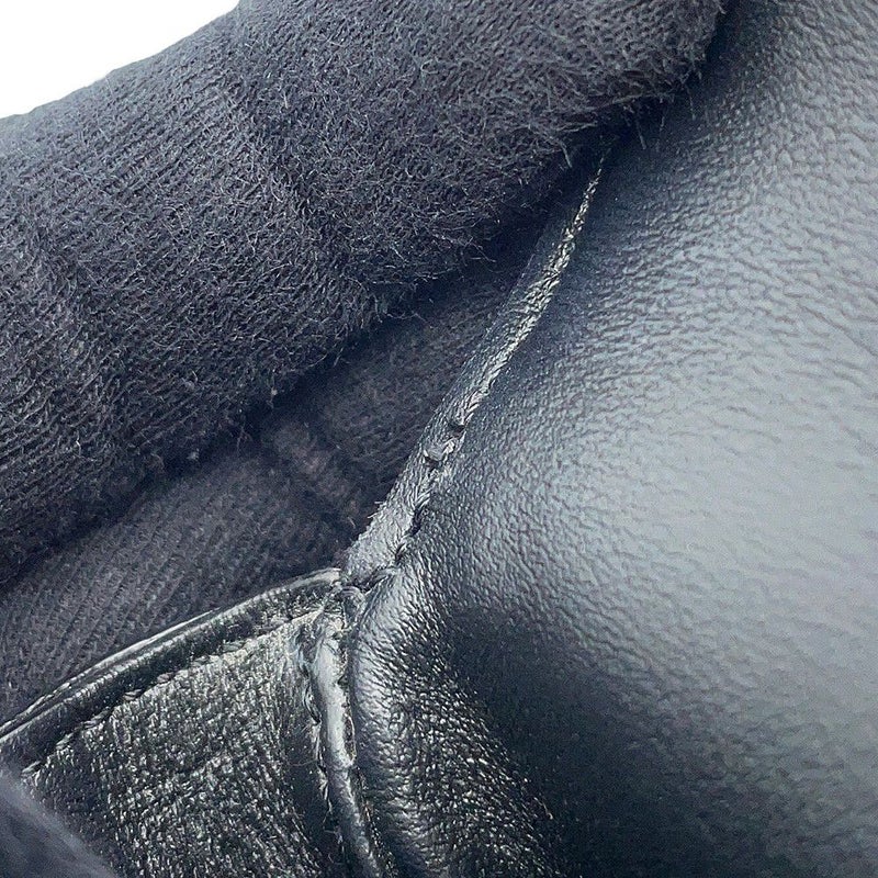 セリーヌ ショルダーバッグ ミニ トライアングル ロゴ レザー 10I193DMO CELINE ポシェット 黒