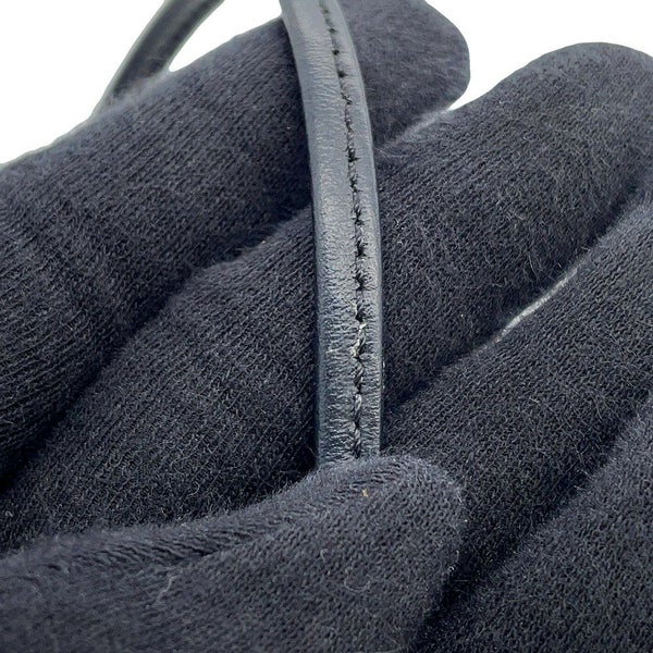 セリーヌ ショルダーバッグ ミニ トライアングル ロゴ レザー 10I193DMO CELINE ポシェット 黒