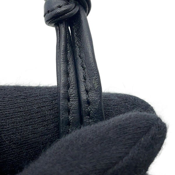 セリーヌ ショルダーバッグ ミニ トライアングル ロゴ レザー 10I193DMO CELINE ポシェット 黒