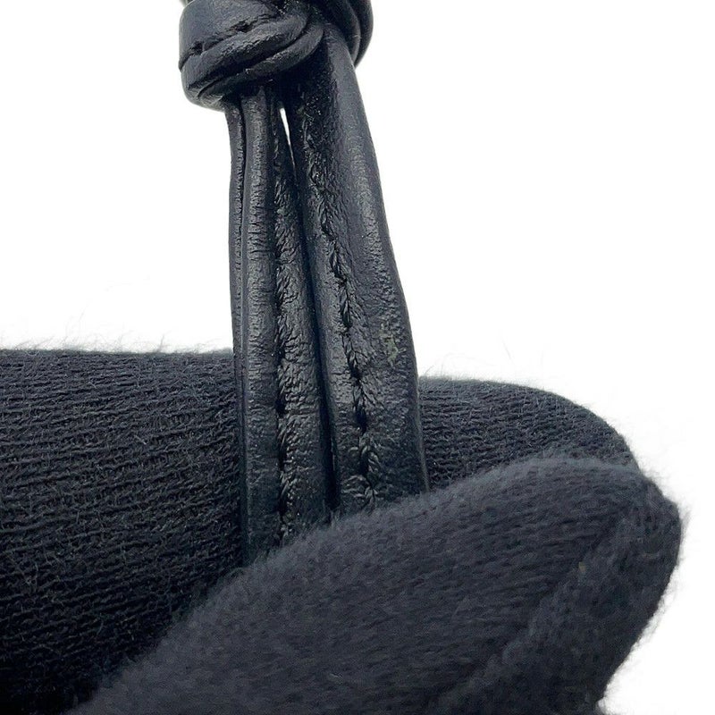 セリーヌ ショルダーバッグ ミニ トライアングル ロゴ レザー 10I193DMO CELINE ポシェット 黒