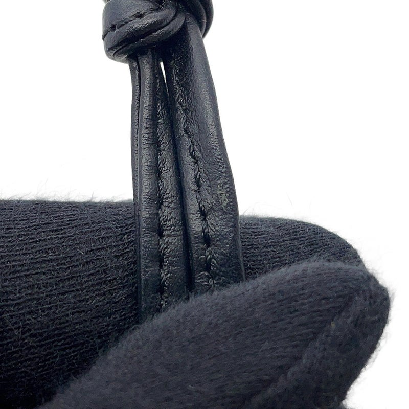 セリーヌ ショルダーバッグ ミニ トライアングル ロゴ レザー 10I193DMO CELINE ポシェット 黒