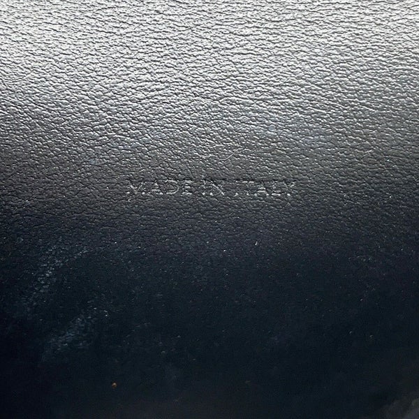 セリーヌ ショルダーバッグ ミニ トライアングル ロゴ レザー 10I193DMO CELINE ポシェット 黒