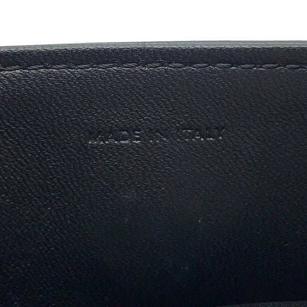 セリーヌ ショルダーバッグ トライアングル ロゴ レザー 19590 CELINE ポシェット 黒